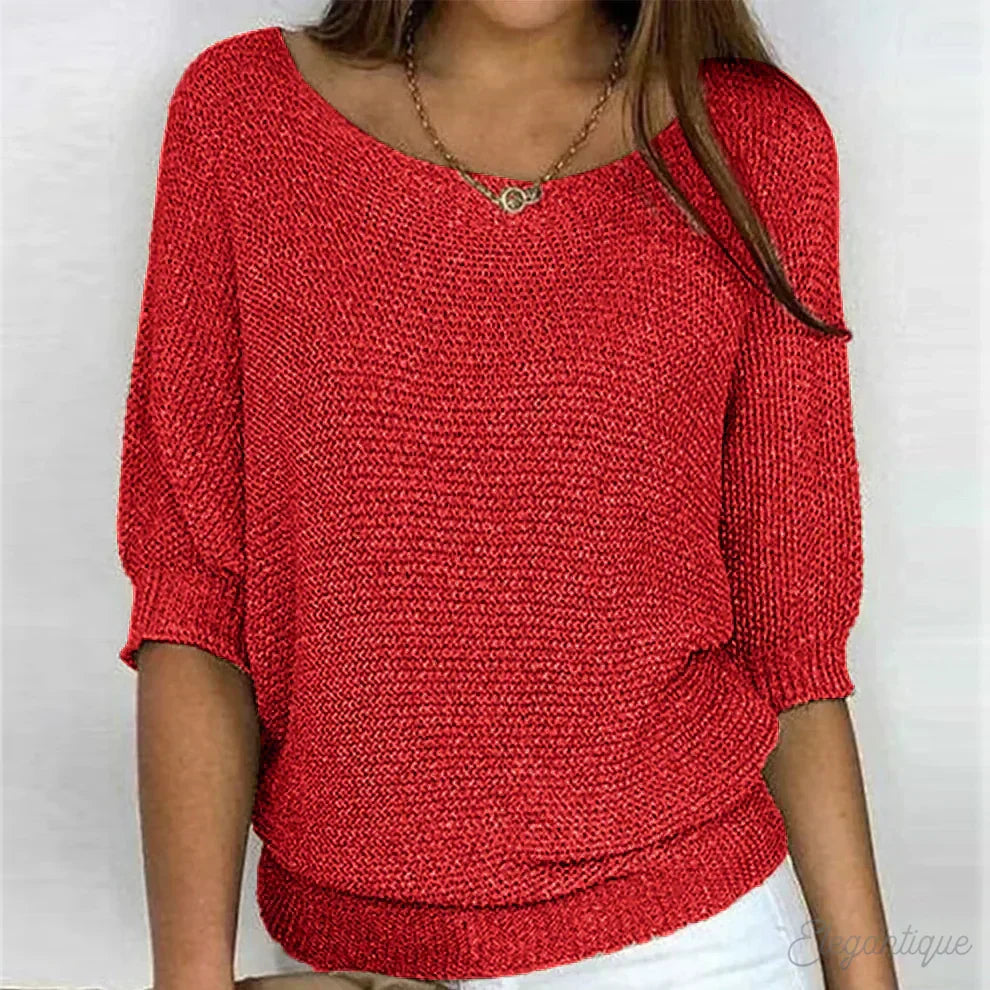Georgia - Relaxed Knit Top